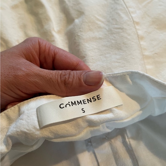 White long sundress, buttons all the way up, ties at neck, size small - Picture 6 of 7